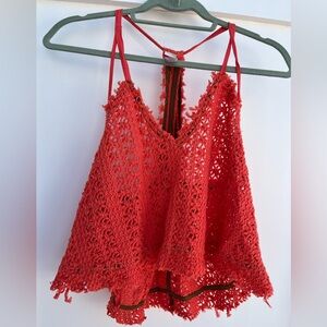 Free People Beach Crochet Tank